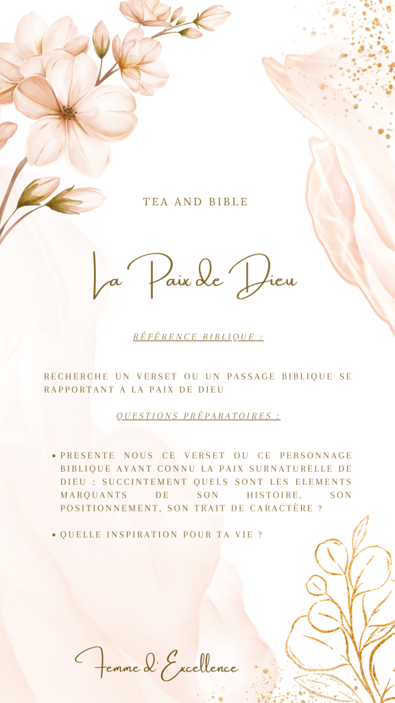 Tea and Bible #2 Juillet 2024 partie&nbsp;3